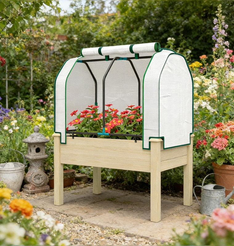 Jardinière compacte, jardin surélevé pour l'extérieur