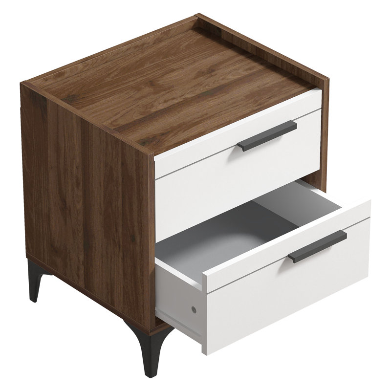 Norcross 2 Drawer Nightstand