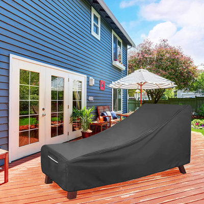 Water Resistant Patio Chaise Lounge Cover by Arlmont & Co.