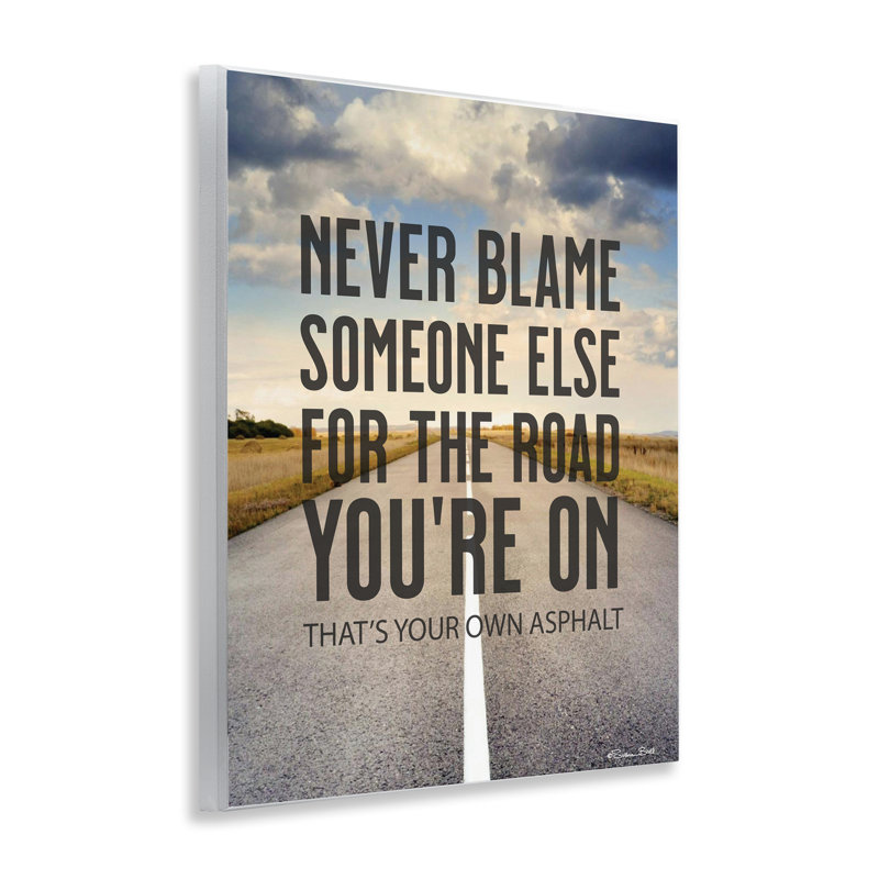 Your Your Asphalt Pun, plaque murale, design par Susan Ball