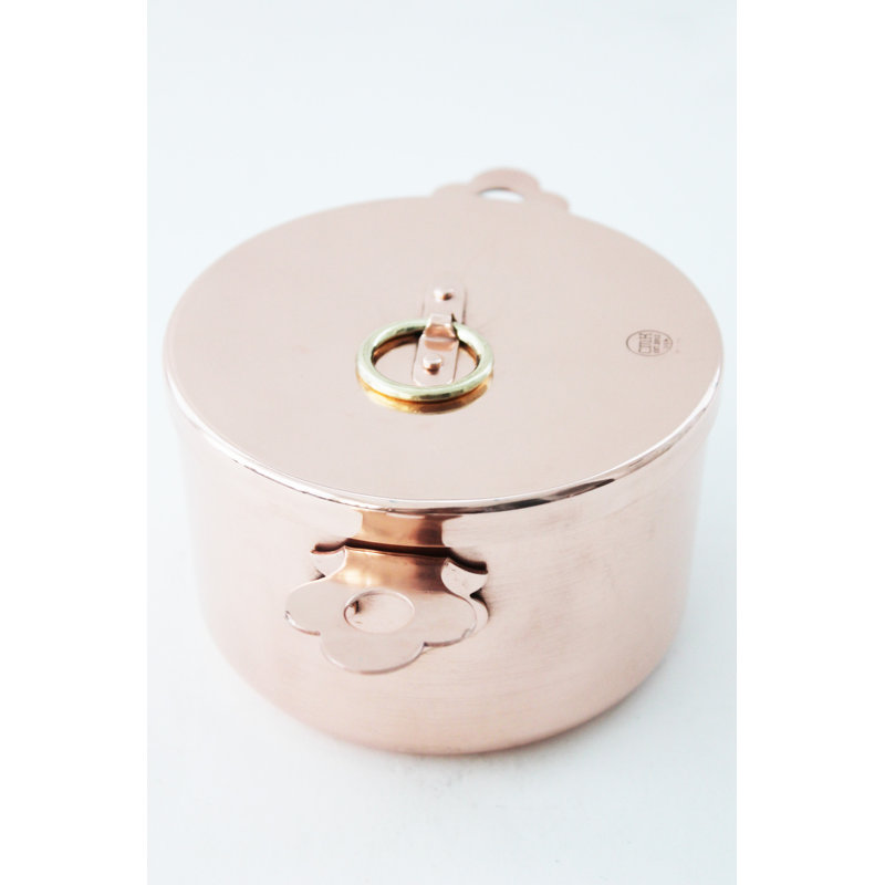 Round Copper Casserole
