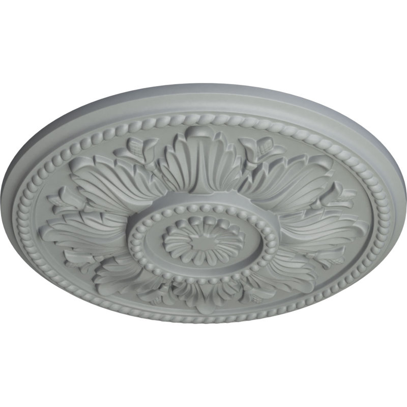 Médaillon de plafond Endurathane Oldham, Diam., Apprêté