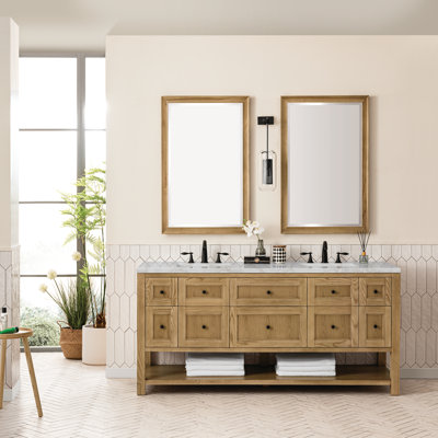 Breckenridge 72" Double Vanity W/FreePower Wireless Charger