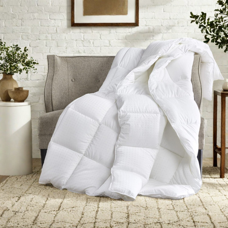 Premium King/cal King Bedding Sets, Cotton Dobby With Breathable Down Alternative Fiber