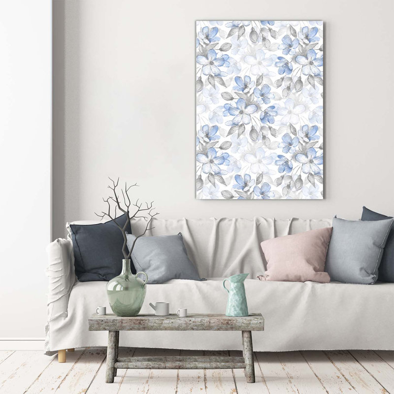 Floral Pattern - Wrapped Canvas Print