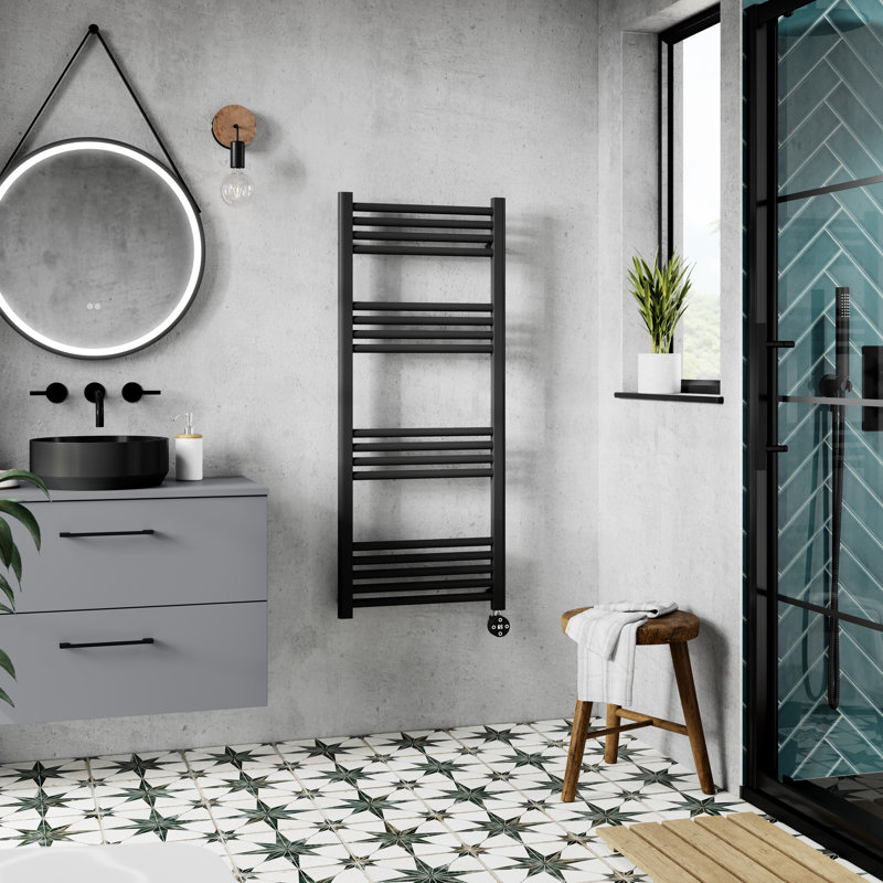 Straight Towel Rail Heated Towel Rails, 120" H x 19.7" W x 7.6" D, 723