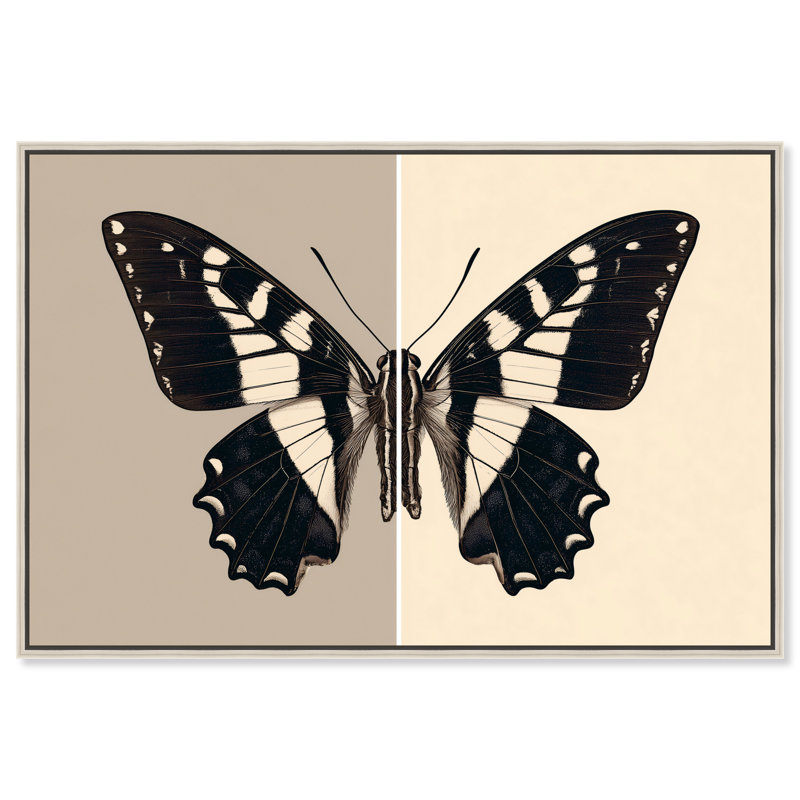 «Duality of a Monarch IV», reproduction d'art acrylique encadrée par Art Remedy, cadre doré, 15 x 10, H 11 po x l 16 po