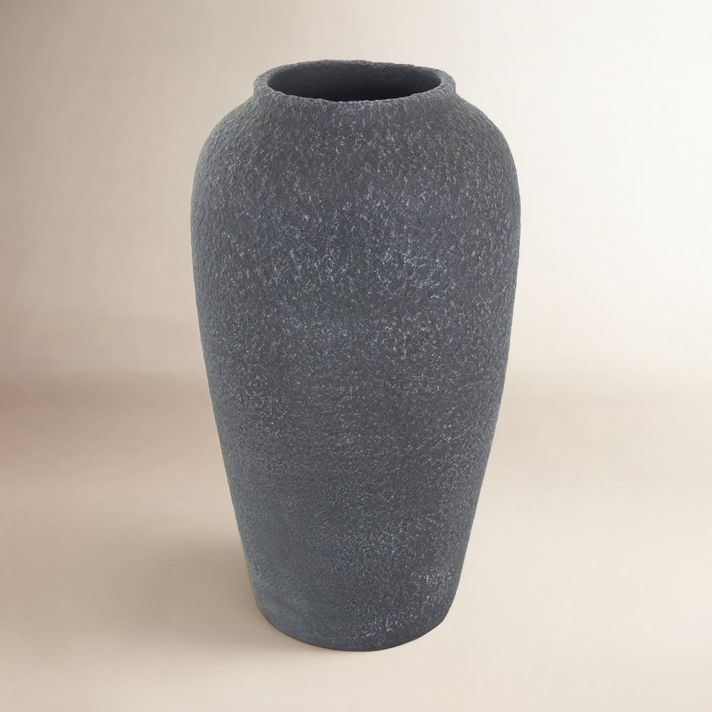 Calila Handmade Ceramic Table Vase, 15.3" H x 8.5" W x 8.5" D