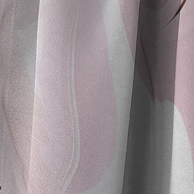 Peinture de marbre uni III - Rideau de marbre abstrait - Rideau de marbre occultant - 1 panneaux, L 52 po x L 84 po