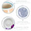 Nicola Spring - Hand-Printed Plant Pot with Saucer - 20.5cm - Orange-112601284