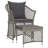 Wicker Outdoor Lounge Chair with Ottoman-1594775373-1594775410