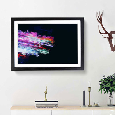 Speeding Through in Abstract - Framed Print