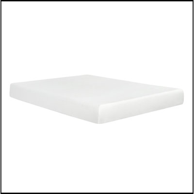 Plush 8 In. Medium Gel Memory Foam Mattress For Bed In A Box With Breathable White Aloe Vera Cover