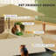 Small Animal Cage Guinea Pig Cage with Removable Pet Playpen Beige