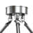 Deonta 5-Tier Dimmable Semi-Flush Crystal Chandelier-1583912170