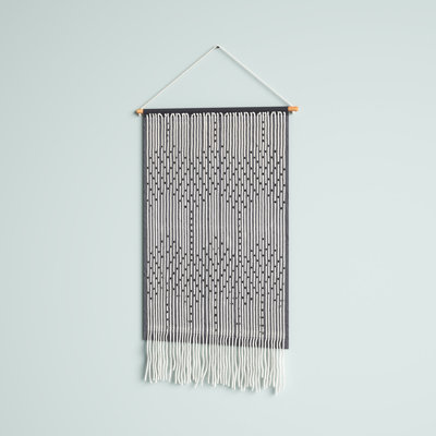 Suspension murale en coton avec tige incluse