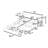 Two Drawers Wooden Daybed with Desk, Shelves and Slats-1575237081-1575237080