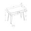 Bureau contemporain pour le travail à domicile, l 40 po, stratifié gris, métal noir, avec poste de travail stratifié, longueur de 40 po, espace disponible-1478184587