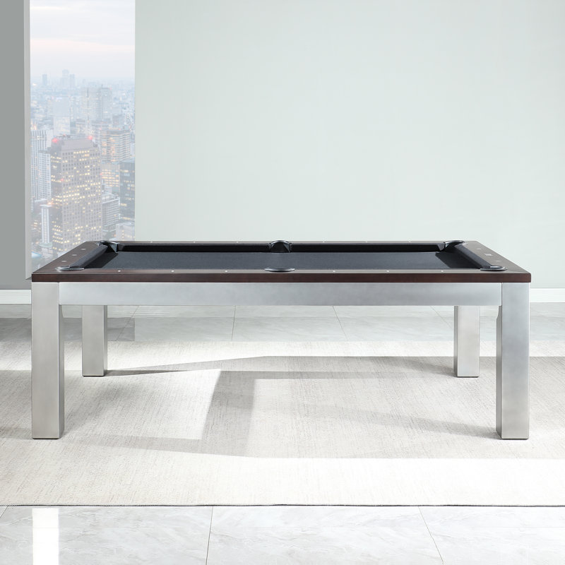 Playcraft Genoa Slate Pool Table / with Professional Installation Included, Black, 7'