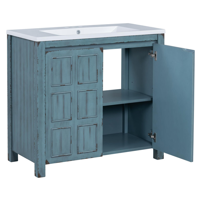 Bathroom Vanity Sets, Retro Blue
