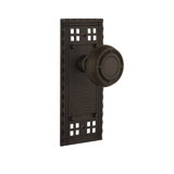 Craftsman Plate with Mission Door Knob