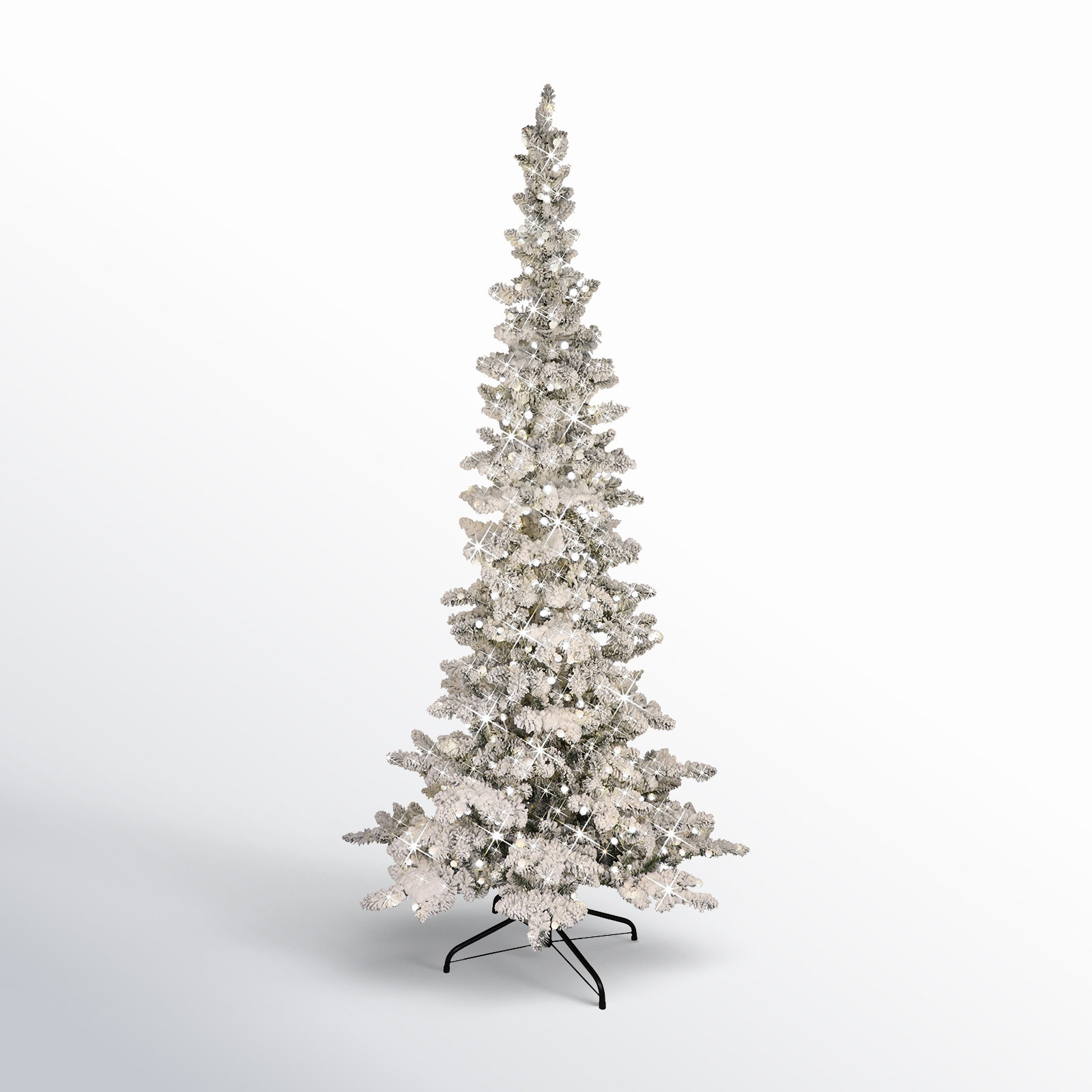 90' Lighted Artificial Pine Christmas Tree
