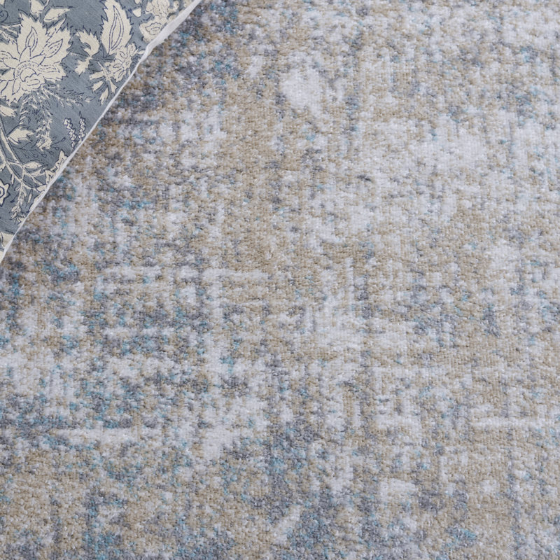 Alaric Geometric Area Rug, Round 201 cm