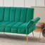2 Seater Velvet Sofa Bed-1723721102-1723721106