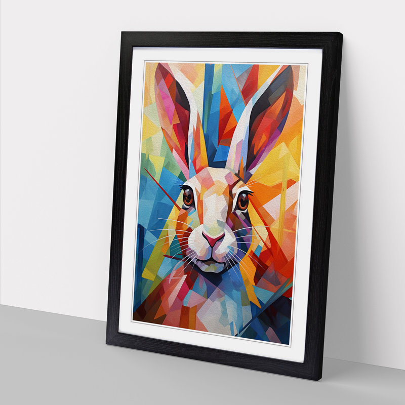 Hare Abstract No.2 - Framed Print