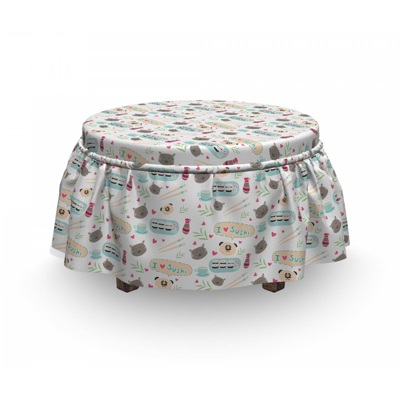 Housse pour i love sushi doodle repose-pieds
