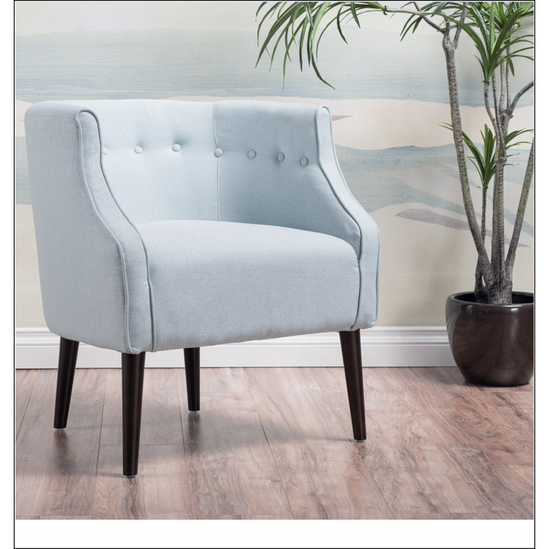 Fauteuil club, Bleu clair