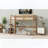 Twin Rubber Wood Loft Bed with Built-in Desk-1464598907