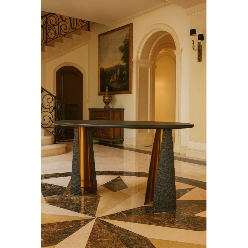 Modern Sculptural Console Table