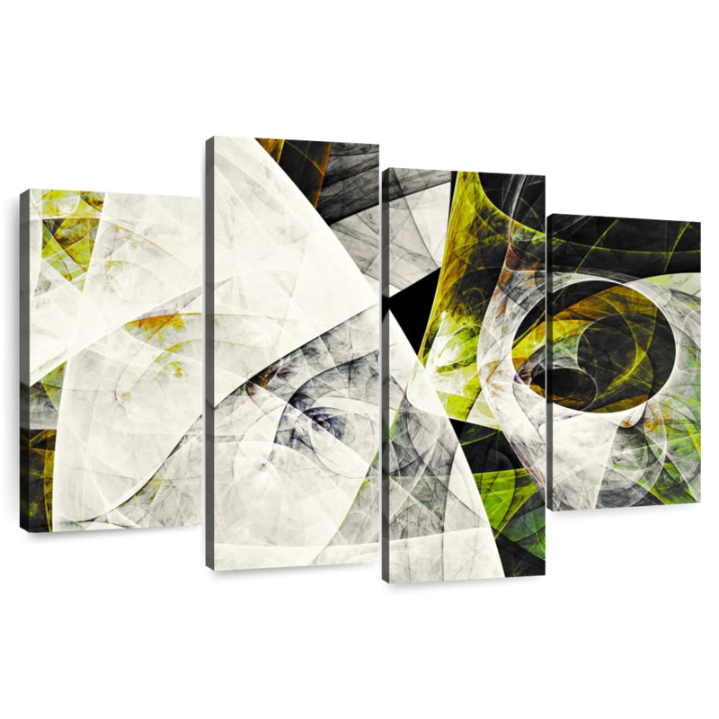 Avery Iced Lime Dynamic Abstract, 22" H x 36" W