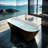 60.1'' x 28.81'' Soaking Acrylic Bathtub