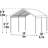 10 Ft. W x 20 Ft. D Canopy