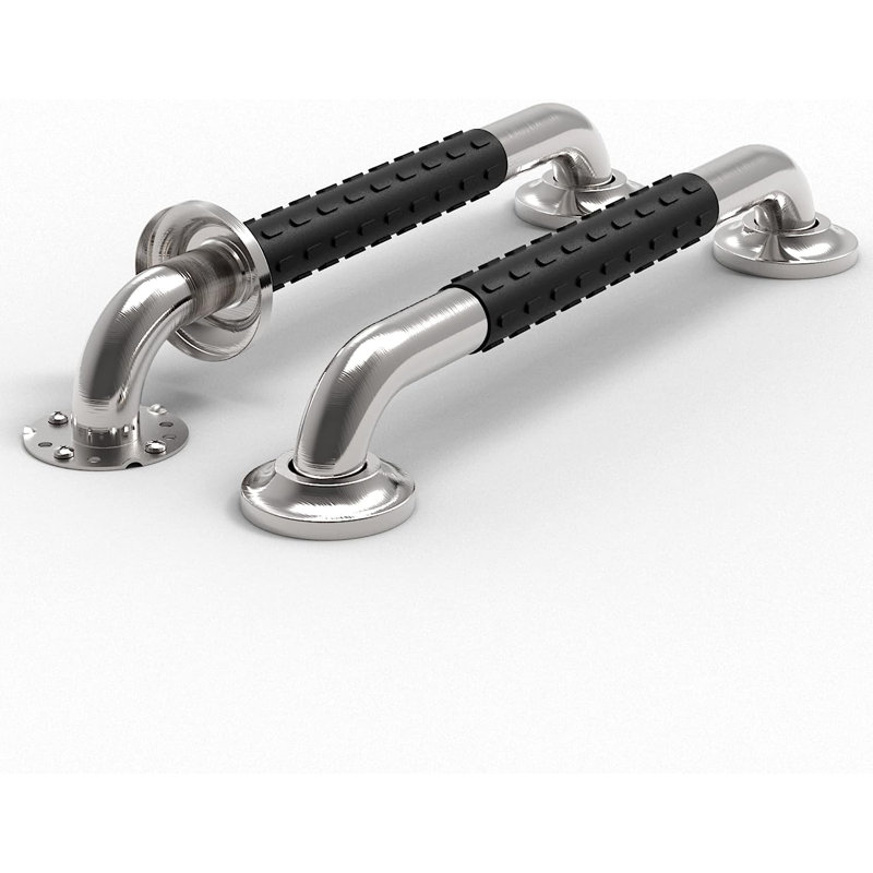 Barre d'appui 3,4 po, Nickel brossé