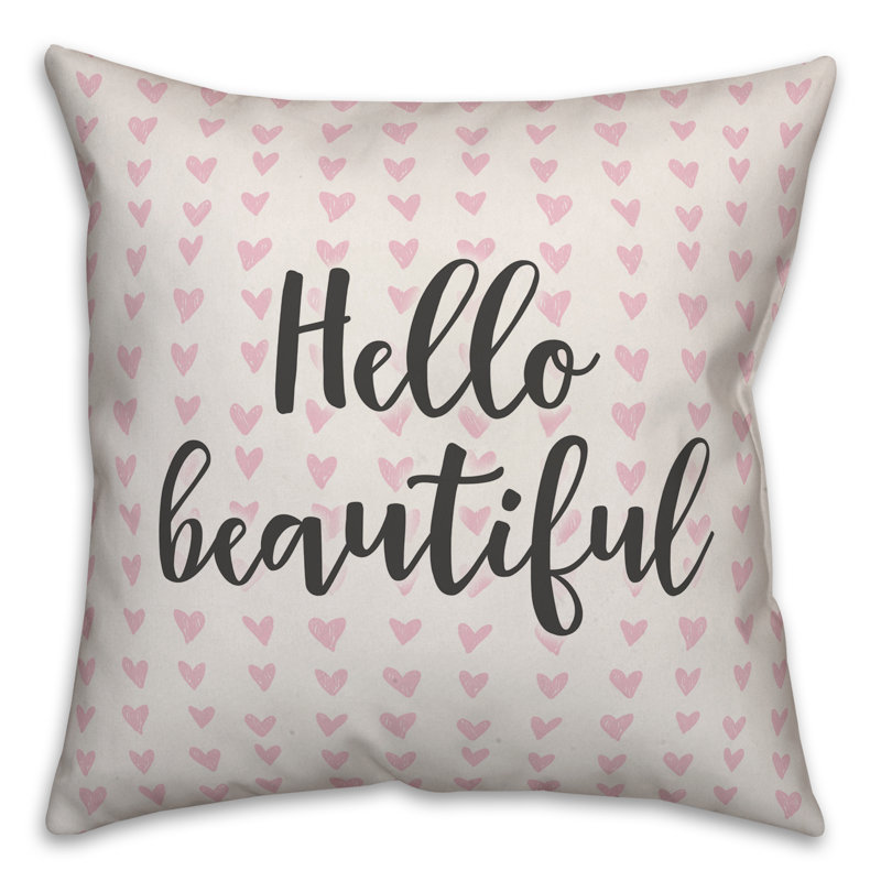  Coussin Hello Hello, Coussin décoratif