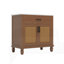 Meuble-lavabo en rotin 36 po avec lavabo en céramique-117545797