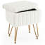 Tabouret de coiffeuse avec rangement