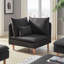 Chaise longue à accoudoirs carrés Poyner-768407872