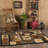 Tapis brun et beige de style Sud-Ouest-43363452