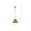 Luminaire suspendu conique à 1 lumière Maricarmen-88590703-88590705