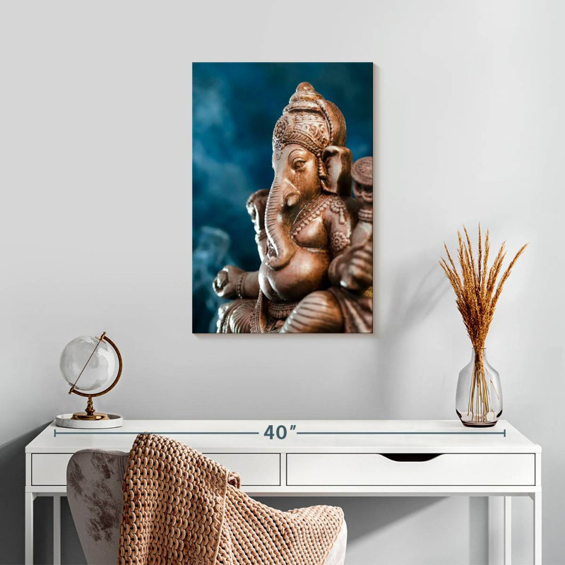 Divinité indienne Adella Ganesha, H 24 po x l 16 po