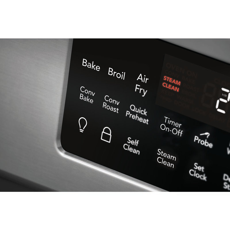 30" 5 cu. ft. Freestanding Gas Range with Convection Oven, Smudge Proof Stainless