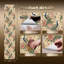 Rouleau de papier peint adhésif amovible et élégant, paon, roses, roses, blanc, rétro, l 23,6 po x H 118 po-129703985