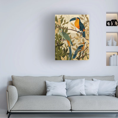 «Paradise Birds» par Goed Blauw, reproduction sur toile tendue