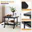15'' H x 19.5'' W Printer Stand with Wheels-71582743