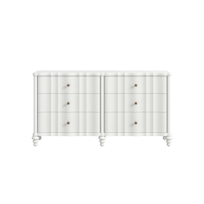 Haven 6 - Drawer Dresser, White