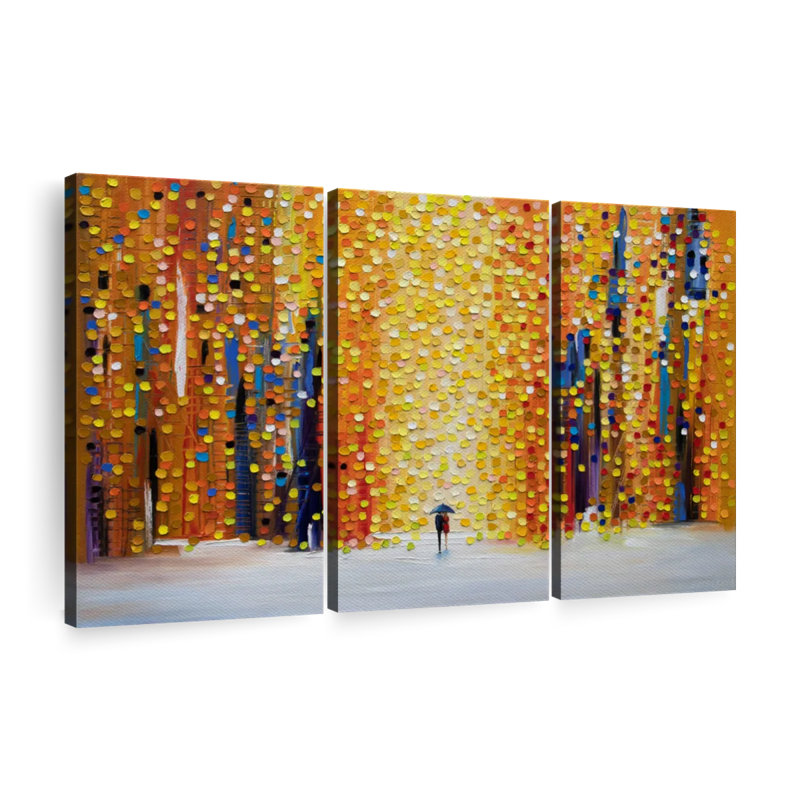 «Sunset Feelings», 3 pièces, H 32 po x l 50 po x P 1,25 po